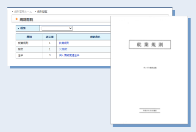 就業規則閲覧のイメージ図